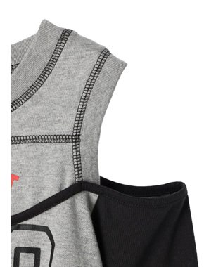 Green Parks ＥＧＯＩＳＴ　肩開きロゴ長袖プルオーバー Gray