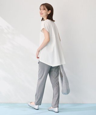 ANY シルケットスムースチュニック オフ