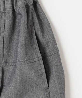 組曲 KIDS 【150-160㎝】プリーツ ショートパンツ グレー