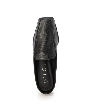 MODE ET JACOMO <D'ICI>スクエアトゥミュールローファー ブラック