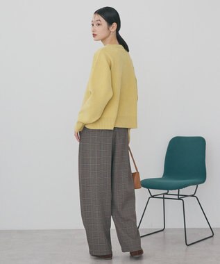 AMERICAN HOLIC 【選べる丈】モールニットプルオーバー Mustard