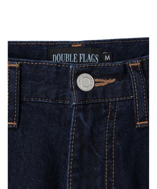 Green Parks ・Ｄｏｕｂｌｅ　Ｆｌａｇｓ　ハナ＆ハート　刺繍デニムパンツ One Wash