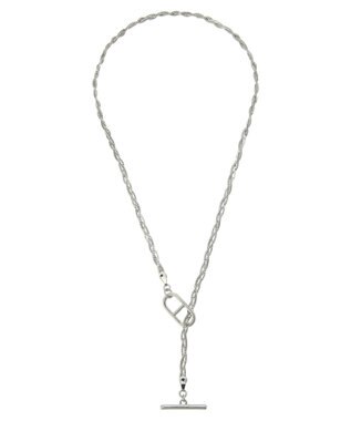 Green Parks ｅｖｅｒｙ　ｗａｌｋ．　マンテルチェーン編みネックレス Silver