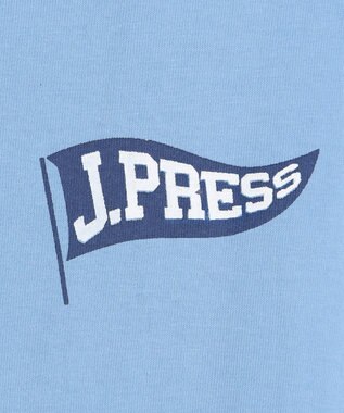 J.PRESS MEN 【Pennant Label】T-Shirt / J.PRESS Flag ブルー系