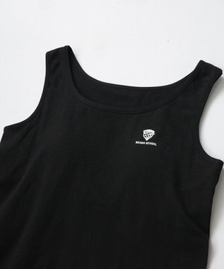 BEAMS SCHOOL カップ付タンクトップ ブラック