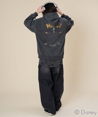 WEGO 【ユニセックス着用ITEM/25年秋冬新作】DISNEYグラフィックプルオーバー スミクロ