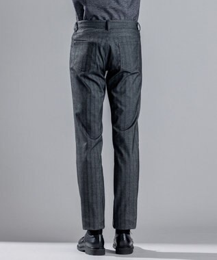 JOSEPH HOMME ソフトヘリンボンストレッチ / CIGAR 5P グレー系