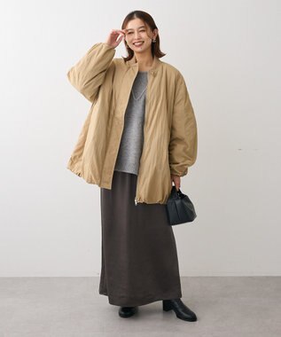 Green Parks ミディ丈ディフォームＭＡ－１ Beige