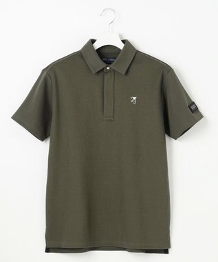 23区GOLF 【MEN】温度調節素材『サーモアジャスト』シンプル ポロシャツ カーキ系
