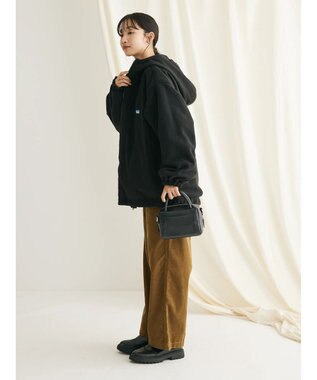 CRAFT STANDARD BOUTIQUE ナイロン×裏フリースリバーシブルブルゾンＬ／Ｓ Black