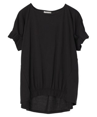 Green Parks 袖タックデザインカットチュニック Gray