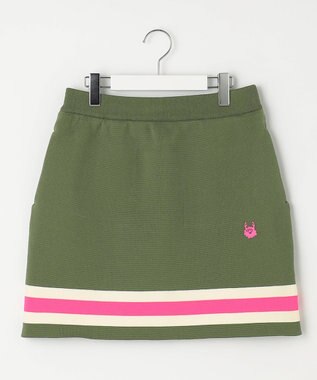 PW CIRCULUS 【軽量/裏地付き】【WOMEN】 ニットスカート カーキ系