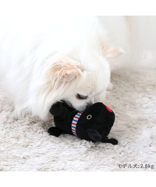 PET PARADISE リサとガスパール お座りトイ トリコロール マフラー 《ガスパール》 小型犬 ガスパール