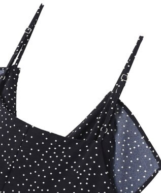 Green Parks フリルサロペット Dot Navy