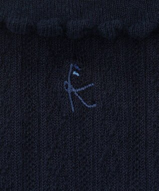 組曲 KIDS 【13-24cm】シンプル ハイソックス ネイビー系