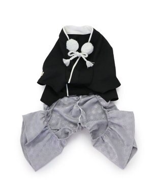 PET PARADISE ペットパラダイス 金糸紋付き袴 小型犬 黒