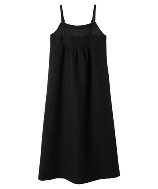 Green Parks armonia．表面感素材ジャンスカ Black