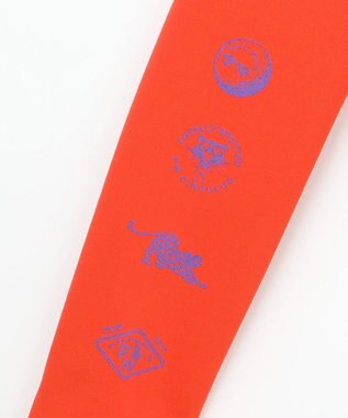 PW CIRCULUS 【WOMEN】裏フリースモックネックT レッド系