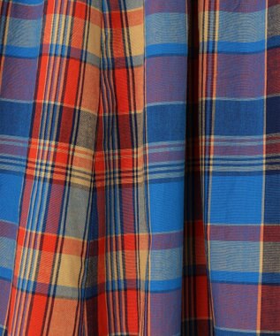 J.PRESS YORK STREET 【WOMEN】チェックフレアスカート ブルー系3