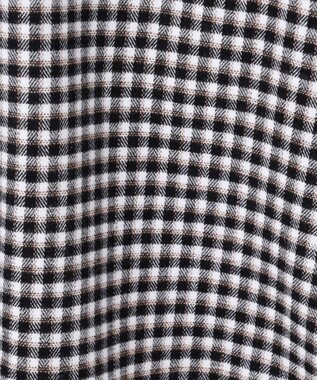 UNFILO MENS 【男女兼用】クリーンチェック ネルシャツ ブラックチェック