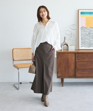 Green Parks ・ＥＬＥＮＣＡＲＥ　ＤＵＥ　シアーシャーリングシャツ Off White