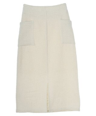 Green Parks ツイードスカート White
