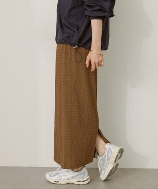 AMERICAN HOLIC シャーリングナロースカート Brown