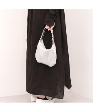 UNBILLION カカトゥ kakatoo / ビジューリボン2wayバッグ シルバー