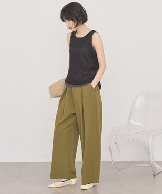 AMERICAN HOLIC 【２点セット】メッシュレイヤードタンクトップ Black