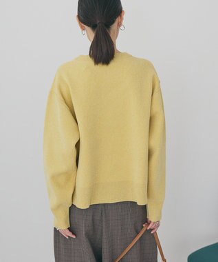 AMERICAN HOLIC 【選べる丈】モールニットプルオーバー Mustard