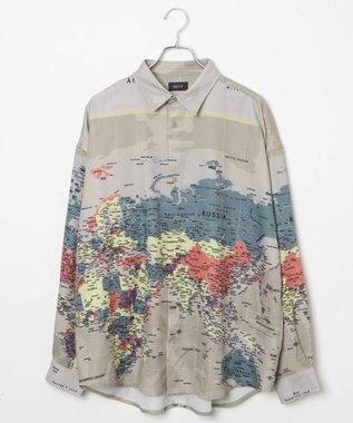 WEGO アムンゼンパターンBIGシャツ 柄3