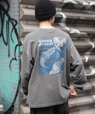 WEGO 【ユニセックス着用ITEM】ピグメントグラフィックT（LS） 柄3