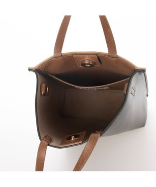 UNBILLION カシュカシュ cachecache / テクスチャーミックスミニショルダー ブラックミックス