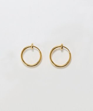 Phoebe 〈金属アレルギー対応〉バランスパールフープイヤリング　ゴールド/ステンレス/大ぶり/存在感◎/主役級 ゴールド