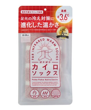 WEGO 【あったかい】ぽかぽかカイロソックス 柄3