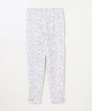 ANY KIDS 総柄フルレングス レギンス ネコ×花柄