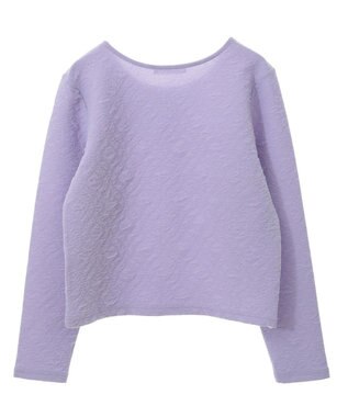 Green Parks シアーポコポコプルオーバー Purple