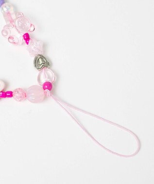 WEGO ビーズストラップキーホルダーD 柄1