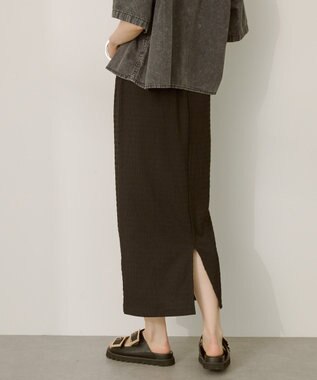 AMERICAN HOLIC シャーリングナロースカート Black