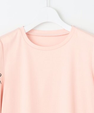 Feroux 【洗える】ランダムリボン カットソー ピンク系