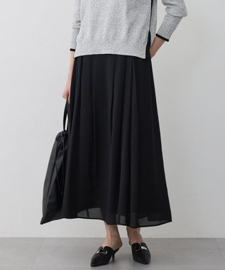 ICB L 【先行予約】 ハイツイストドライメッシュ フレアスカート