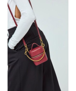 style code 【VerdeVari/ヴェルデヴァリ】TINY VANITY BAG レッド