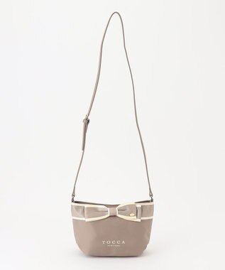 TOCCA BICOLOR RIBBON POCHETTE ポシェット ベージュ系