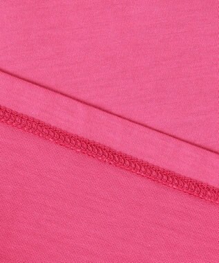 23区 【洗える】ハイエンド クルーネック Tシャツ マゼンタ系