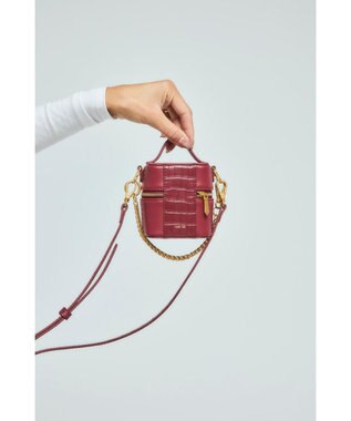 style code 【VerdeVari/ヴェルデヴァリ】TINY VANITY BAG レッド