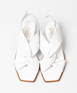 BONTRE 【BONTRE/ボントレ】ツイストヒールサンダル ホワイト