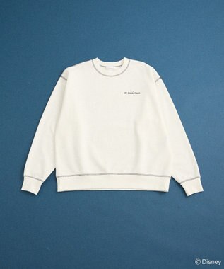 Green Parks １０１匹わんちゃん／バックプリントスウェット White