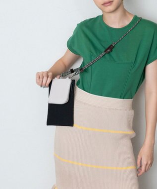 TRICOTE KNIT COMBINATION BAG／ニットコンビバッグ 99BLACK