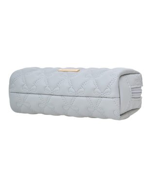 Maison de FLEUR EC限定リボンキルティングロングポーチ Grayish Blue