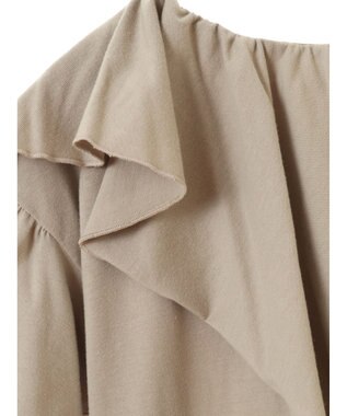 CRAFT STANDARD BOUTIQUE フリルデザインTee Gray Beige